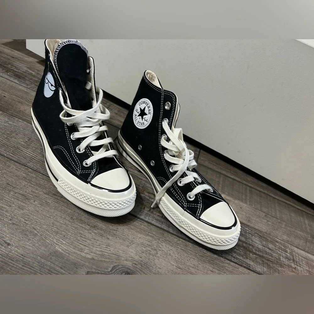 ⛳️ Top Golf Limited Edition Chuck Taylor Hi Top Converse Black & White